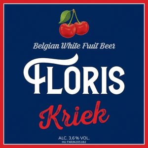 Floris Discovery Gift Set - Huyghe Brewery - Mixed Belgian Fruit Beers, 3.6%, 6x330ml Bottle & Glass Gift Set