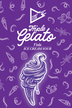 Load image into Gallery viewer, Triple Gelato: Viola - Funky Fluid - Ice Cream Sour w/ Bilberry, Plum, Raspberry, Marshmallow &amp; Vanilla, 9%, 500ml Can
