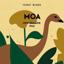 Load image into Gallery viewer, Moa - Fuerst Wiacek X Finback Brewery - NZ Pils, 5%, 440ml Can

