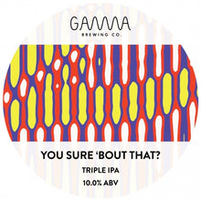 Load image into Gallery viewer, You Sure 'Bout That? - Gamma Brewing Co X Willibald Farm Brewery - Triple IPA, 10%, 440ml Can
