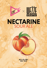 Load image into Gallery viewer, Nectarine Sour Ale - Funky Fluid X Weźże Krafta - Nectarine Sour Ale, 4%, 500ml Can
