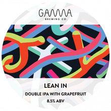 Load image into Gallery viewer, Lean In - Gamma Brewing Co X Polly's Brew Co - Grapefruit DIPA, 8.5%, 440ml Can
