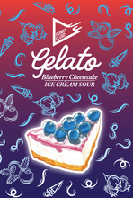 Load image into Gallery viewer, Gelato: Blueberry Chessecake - Funky Fluid - Ice Cream Sour with Blueberry, 5.5%, 500ml Can
