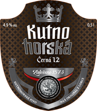 Load image into Gallery viewer, Kutnohorska Černá 12° - Kutna Hora - Czech Dark Lager, 4.9%, 500ml Bottle
