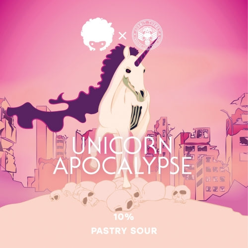 Unicorn Apocalypse - CoolHead Brew X Adroit Theory - Pastry Sour with Raspberry, Vanilla, Salty Liquorice White Chocolate, 10%, 330ml Can