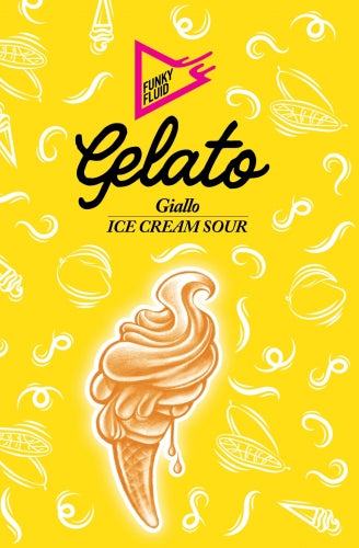 Gelato: Giallo - Funky Fluid - Ice Cream Sour with Banana & Passionfruit, 5.5%, 500ml Can