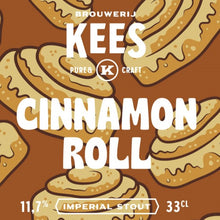 Load image into Gallery viewer, Cinnamon Roll - Brouwerij Kees X Närke Kulturbryggeri - Bourbon BA Imperial Stout with Cinnamon, 11.7%, 330ml Can

