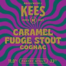 Load image into Gallery viewer, Caramel Fudge Stout Cognac Barrel Aged Edition - Brouwerij Kees - Cognac Barrel Aged Imperial Caramel Fudge Stout, 11%, 330ml Can
