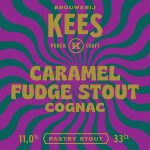 Caramel Fudge Stout Cognac Barrel Aged Edition - Brouwerij Kees - Cognac Barrel Aged Imperial Caramel Fudge Stout, 11%, 330ml Can