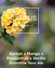 Load image into Gallery viewer, Apricot x Mango x Passionfruit x Vanilla Smoothie Sour Ale - Arpus Brewing Co - Apricot x Mango x Passionfruit x Vanilla Smoothie Sour Ale, 4.5%, 440ml Can
