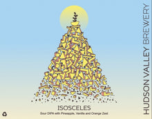 Load image into Gallery viewer, Isosceles - Hudson Valley - Sour DIPA w/ Pineapple, Vanilla &amp; Orange Zest, 8%, 473ml Can
