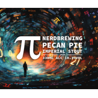 π Pecan Pie - Nerd Brewing - Pecan Pie Imperial Stout, 10.3%, 330ml Can