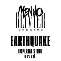 Earthquake - Menno Olivier Brewing - Imperial Stout with Liquorice, 9.8%, 330ml Bottles