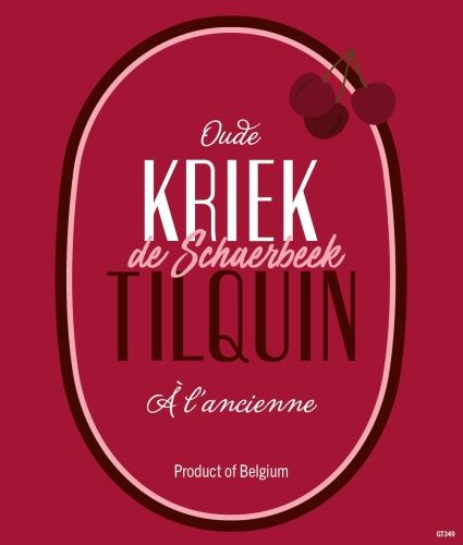 Oude Kriek de Schaerbeek Tilquin - Gueuzerie Tilquin - Belgian Cherry Lambic, 7%, 375ml Bottle