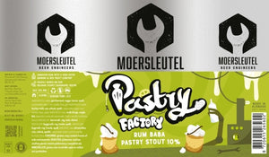 Pastry Factory Rum Baba - Moersleutel - Imperial Rum Baba Pastry Stout, 10%, 440ml Can