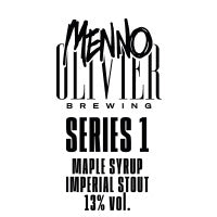 Series 1 Maple Syrup - Menno Olivier Brewing - Maple Syrup Imperial Stout, 13%, 330ml Bottles
