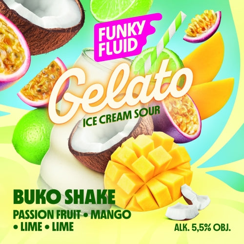 Buko Shake Gelato Ice Cream Sour - Funky Fluid - Coconut, Passionfruit ...