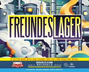 Freundeslager - Brasserie de la Senne X Birrificio Italiano X Private Landbrauerei Schönram - Hoppy Festbier, 4%, 330ml Bottle