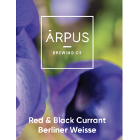 Red & Black Currant Berliner Weisse - Arpus Brewing Co - Red & Black Currant Berliner Weisse, 6%, 440ml Can