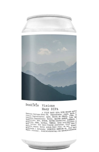 Visions - DosKiwis - Hazy DIPA, 8%, 440ml Can