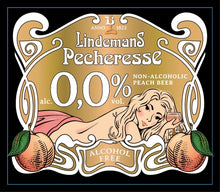 Load image into Gallery viewer, Pecheresse 0.0 - Brouwerij Lindemans - Alcohol Free Peach Lambic, 0%, 250ml Bottle
