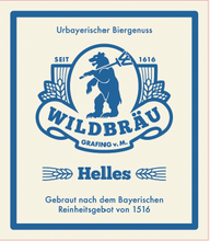 Load image into Gallery viewer, Wildbräu Helles - Wildbräu Grandauer Grafing - Helles Lager, 5%, 500ml Bottle
