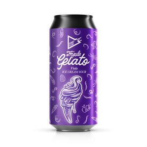 Triple Gelato: Viola - Funky Fluid - Ice Cream Sour w/ Bilberry, Plum, Raspberry, Marshmallow & Vanilla, 9%, 500ml Can