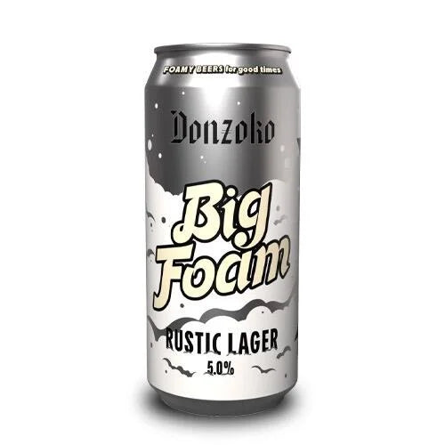 Big Foam - Donzoko Brewing Co - Rustic Lager, 5%, 440ml Can
