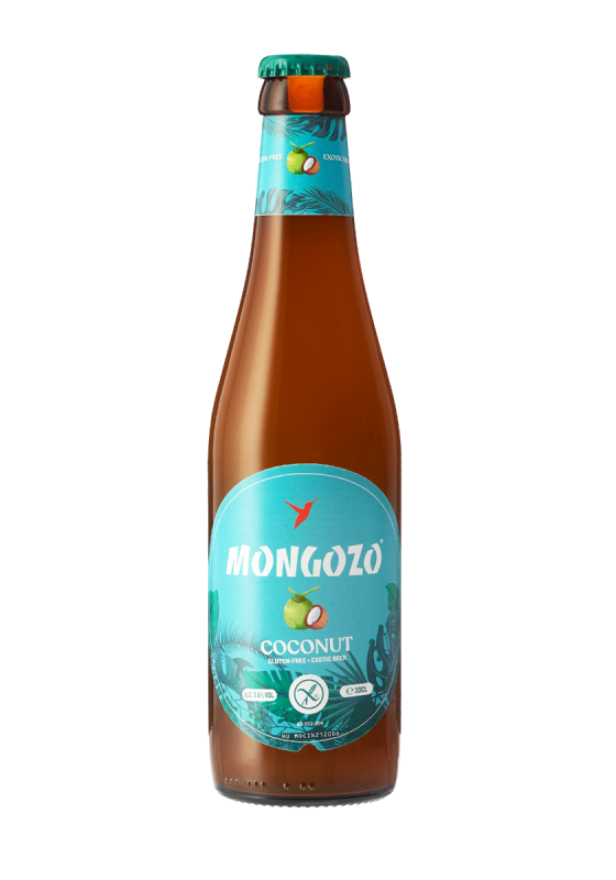 Mongozo Coconut - Mongozo Beers - Coconut Belgian Fruit Beer, 3.6%, 330ml Bottle