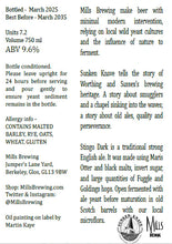 Load image into Gallery viewer, Stingo Dark - Mills Brewing X Sunken Knave - Oak Aged Mixed Fermentation English Dark Ale, 9.6%, 750ml Sharing Bottle
