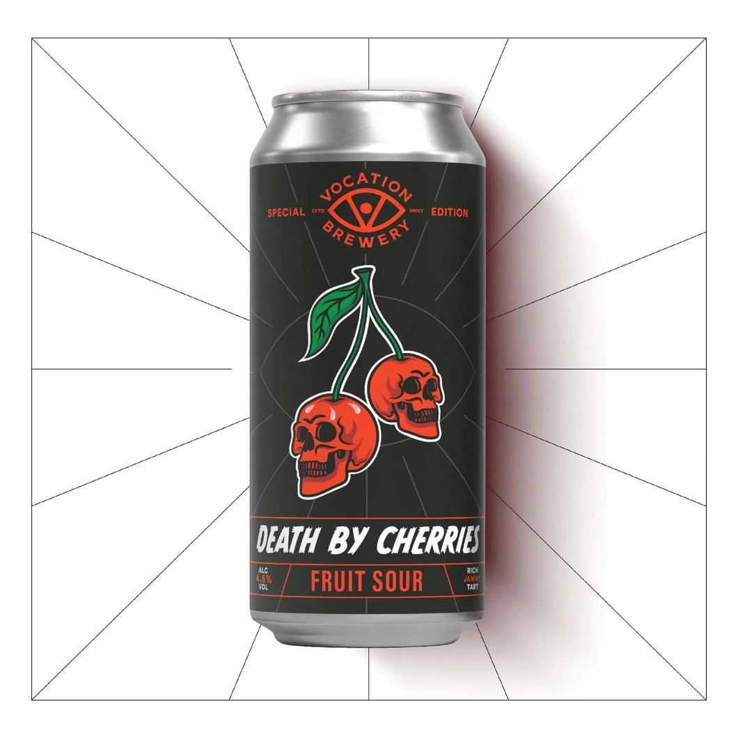 Death By Cherries - Vocation Brewery - Cherry Sour, 4.5%, 440ml Can
