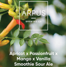 Load image into Gallery viewer, Apricot x Mango x Passionfruit x Vanilla Smoothie Sour Ale - Arpus Brewing Co - Apricot x Mango x Passionfruit x Vanilla Smoothie Sour Ale, 4.5%, 440ml Can
