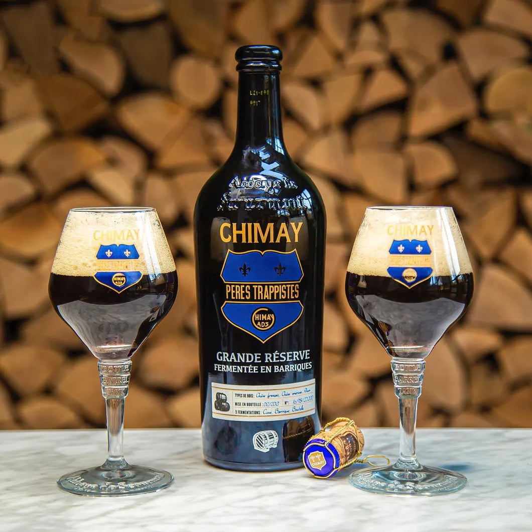 Chimay Grande Réserve Fermentée en Barriques 2025 - Bières de Chimay - Chêne Français, Chêne Américain, Rum Barrel Aged Belgian Strong Dark Ale, 10.5%, 750ml Sharing Bottle