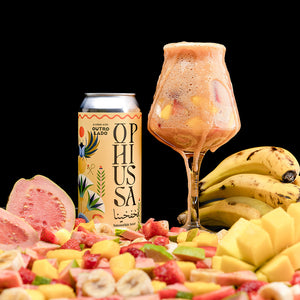 Fakhfakhina - Ophiussa - Guava, Mango, Strawberry & Banana Smoothie Sour, 5%, 440ml Can