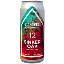 Load image into Gallery viewer, Sinker Oak 12 - Zichovec Brewery - Oak Aged Lager, 5.1%, 500ml Can
