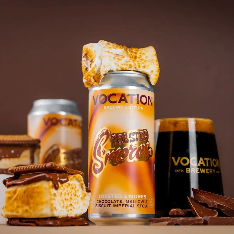 Toasted S'mores - Vocation Brewery - Chocolate, Mallow & Biscuit Imperial Stout, 10.3%, 440ml Can