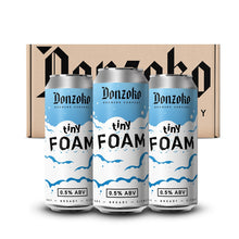 Load image into Gallery viewer, Tiny Foam - Donzoko Brewing Co - Alcohol Free Rustic Lager, 0.5%, 330ml Can
