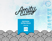 Load image into Gallery viewer, Festoon Extra Cold - Amity Brew Co - Cold IPA, 4.6%, 440ml Can
