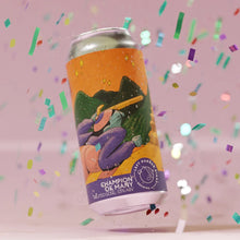 Load image into Gallery viewer, Champion Of Many - Left Handed Giant - Fruited Gose with Blueberry, Passionfruit and Sea Salt, 5.5%, 440ml Can
