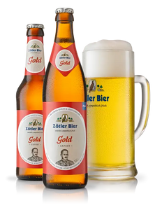 Gold Export - Privat-Brauerei Zötler - Export Lager, 5.3%, 500ml Bottle