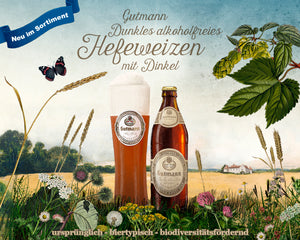 Dunkles Alkoholfreies - Brauerei Gutmann - Alcohol Free Dunkel, 0.5%, 500ml Bottle