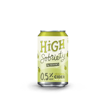 Load image into Gallery viewer, High Sobriety Original Cider - Hogan's Cider - Low Alcohol Cider, 0.5%, 330ml Can
