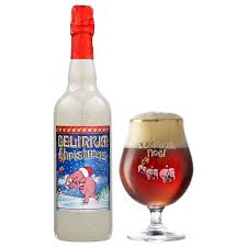 Delirium Christmas Gift Set - Brouwerij Huyghe (Delirium) - Xmas Belgian Strong Ale, 10%, 2x750ml Sharing Bottles & Glass Gift Set