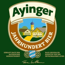 Load image into Gallery viewer, Jahrhundert Bier - Ayinger Privatbrauerei - Dortmunder Lager, 5.5%, 500ml Bottle
