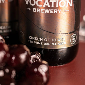 Kirsch Of Death - Vocation Brewery - Red Wine Barrel Aged Cherry Sour, 7.7%, 330ml Bottle