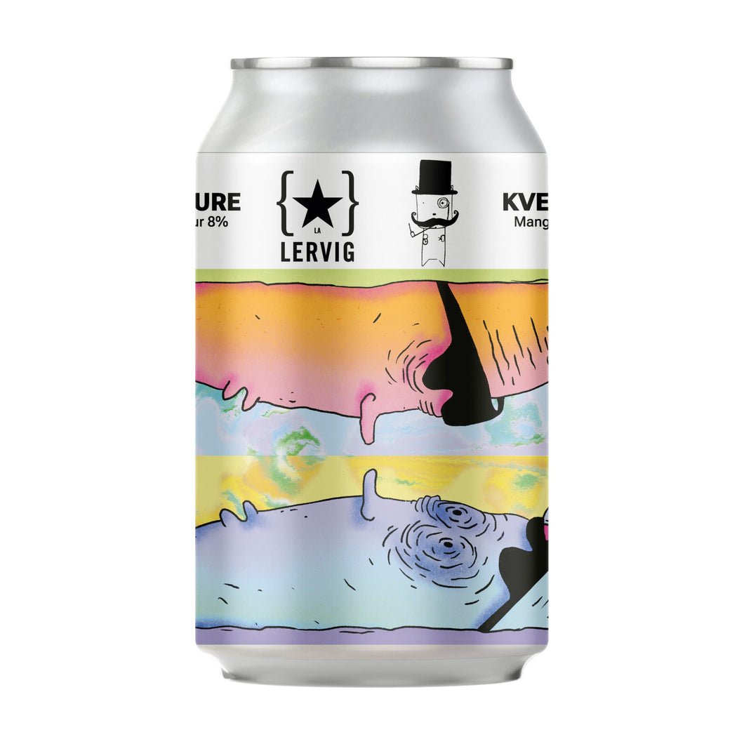 Kviek Culture - Lervig Bryggeri X Brewski - Mango & Vanilla Sour, 8%, 330ml Can