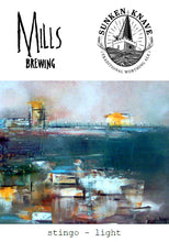 Load image into Gallery viewer, Stingo Light - Mills Brewing X Sunken Knave - Oak Aged Mixed Fermentation English Strong Ale, 11%, 750ml Sharing Bottle

