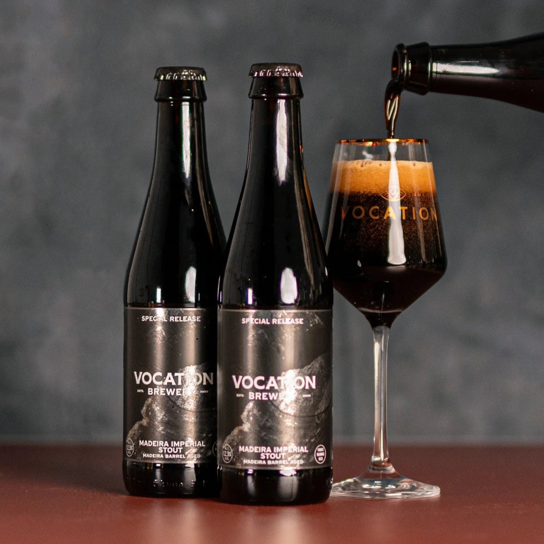 Madeira Imperial Stout - Vocation Brewery - Madeira Barrel Aged Hazelnut Imperial Stout, 12.5%, 330ml Can