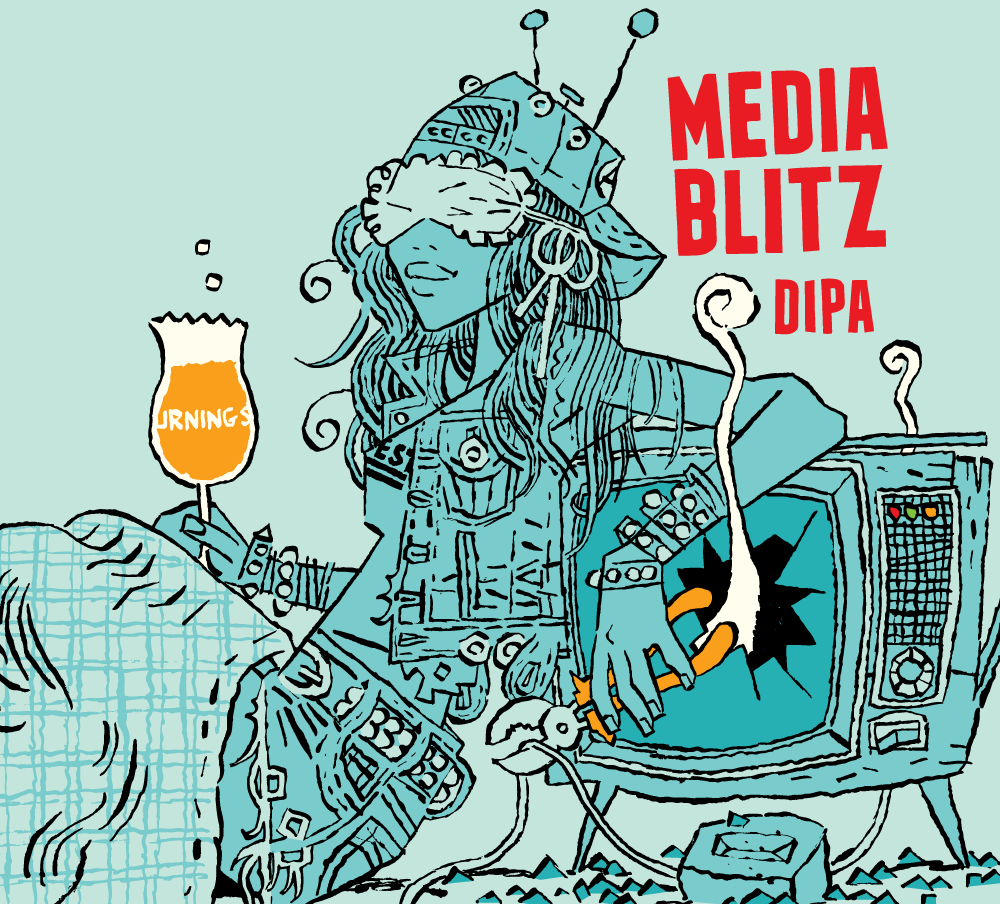 Media Blitz - Burning Sky - DIPA, 8%, 440ml Can