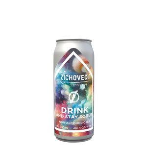 Drink And Stay Sober - Zichovec Brewery - Non-Alcohoic IPA, 0.5%, 500ml Can